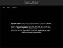 Tablet Screenshot of brucehanifan.com